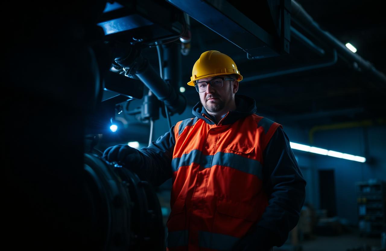 Technician at work